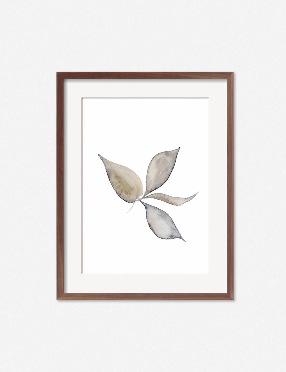 Faded Leaves Print by Cline Nordenhed