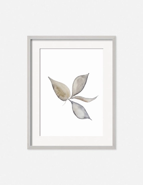 Faded Leaves Print by Cline Nordenhed 