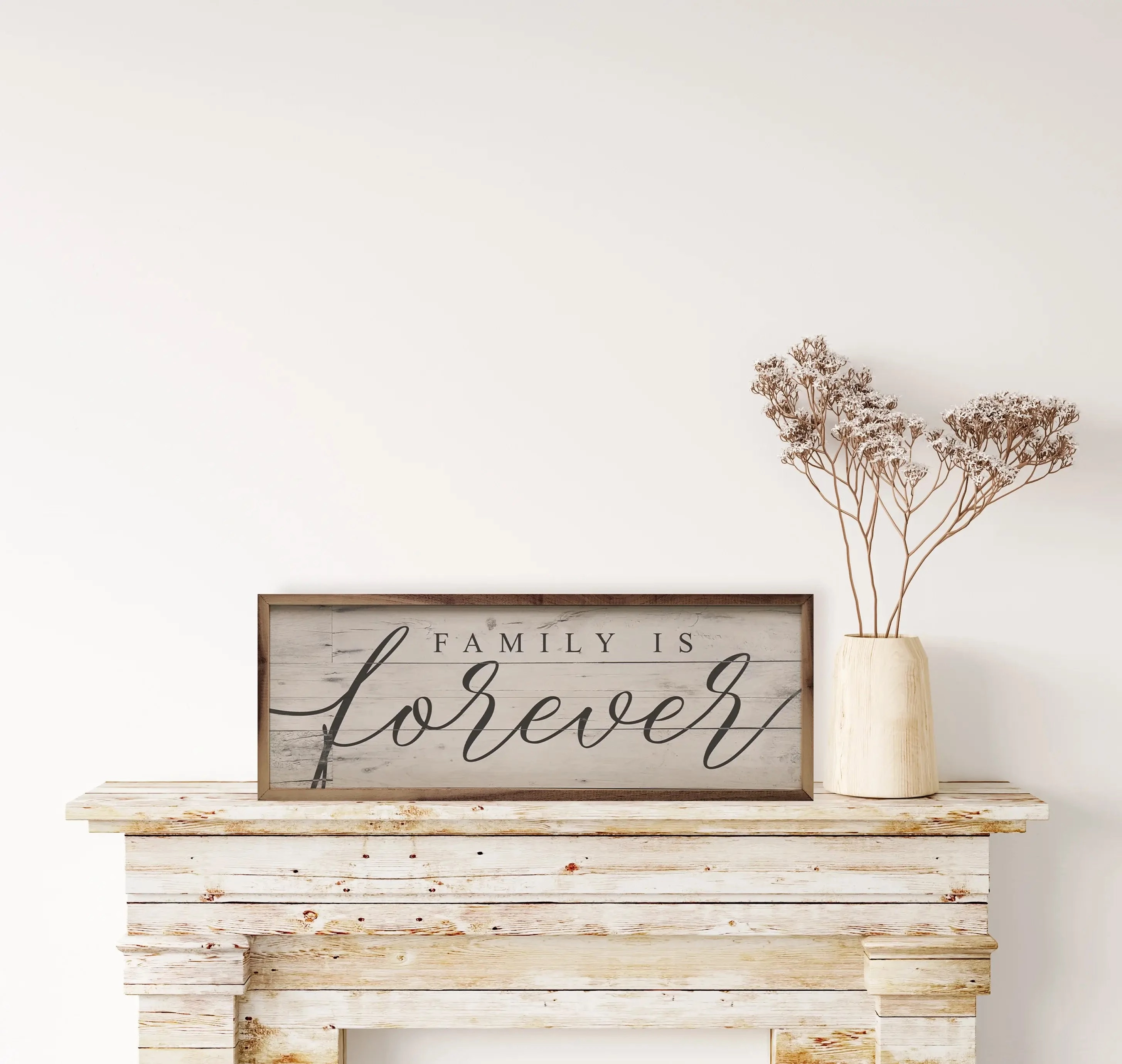 Family Is Forever Wood Framed Print