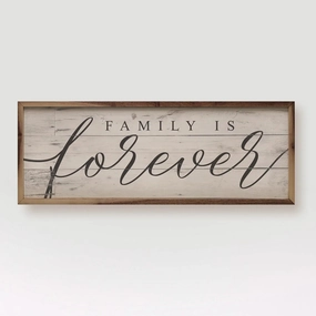 Family Is Forever Wood Framed Print 
