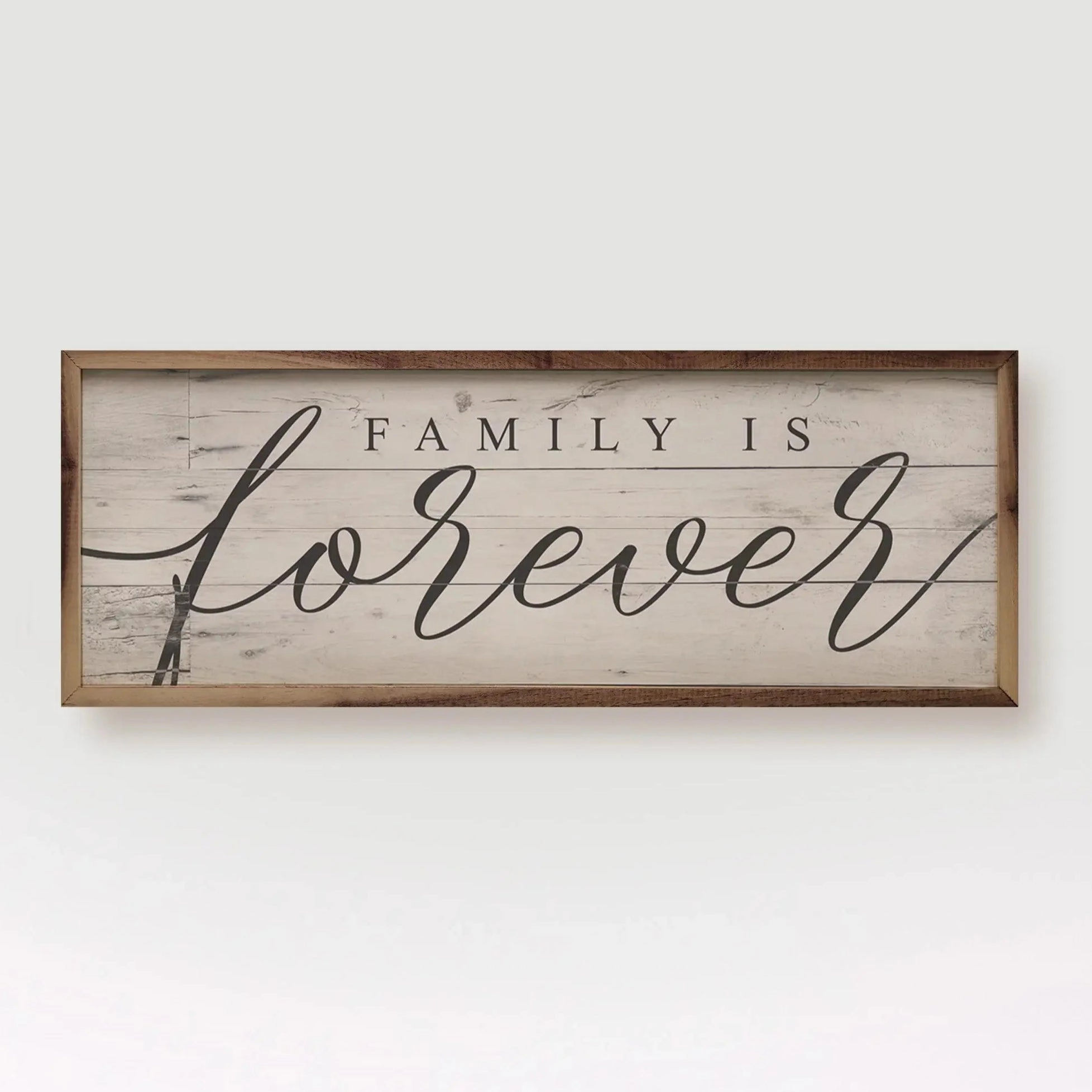 Family Is Forever Wood Framed Print 