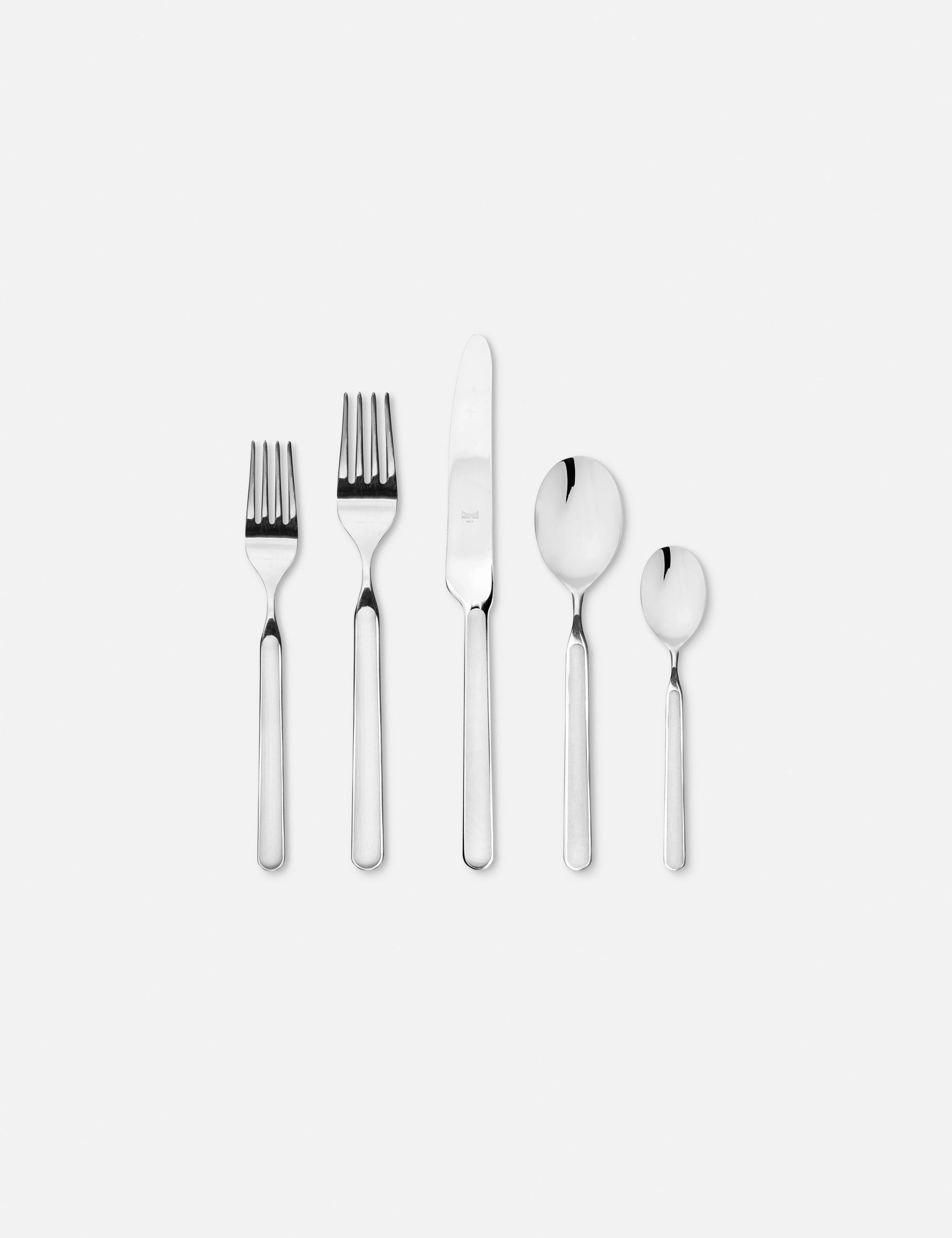 Fantasia Flatware 5-piece set by Mepra 