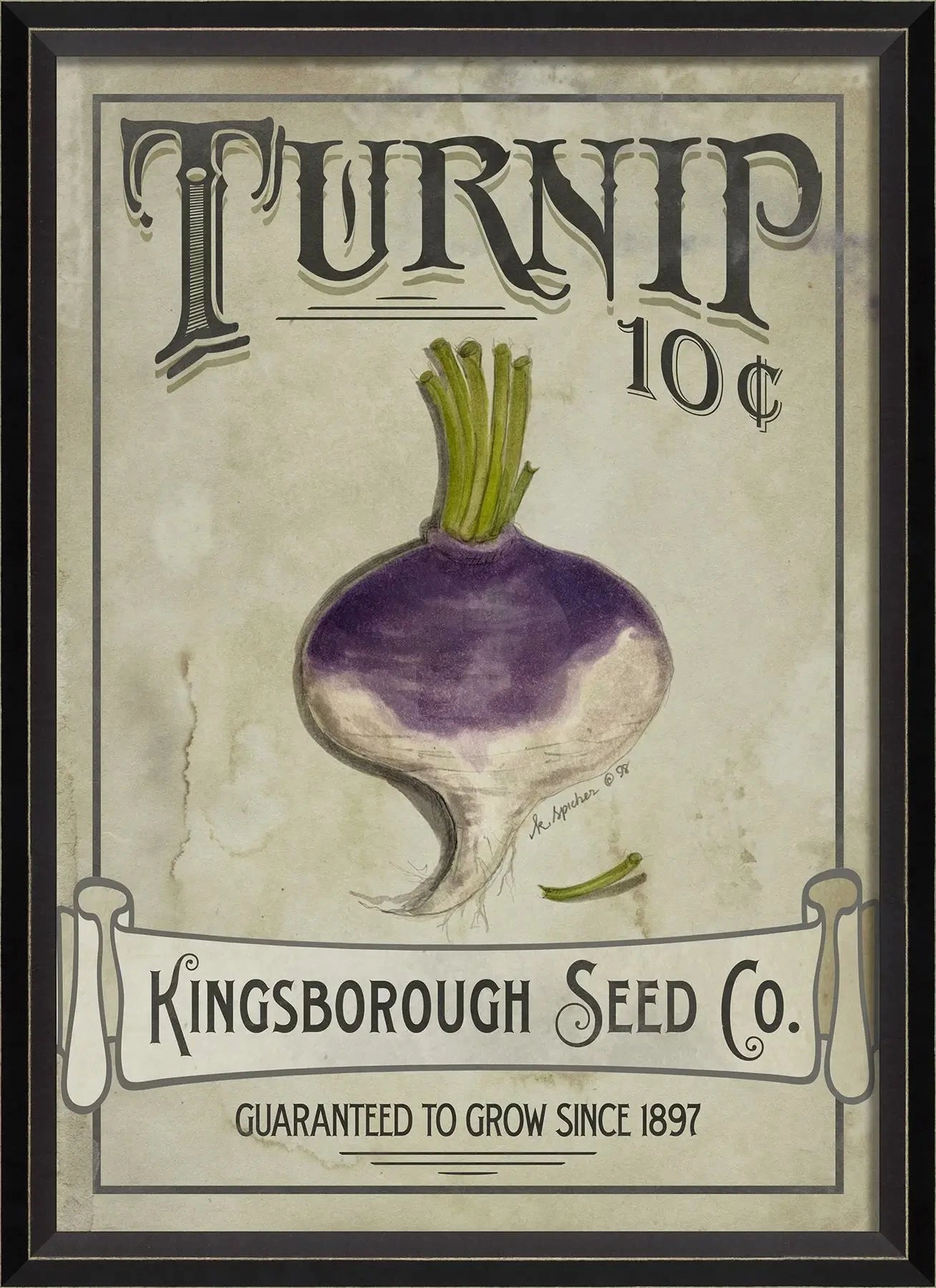 Farmers Market Vegetable Framed Art Print