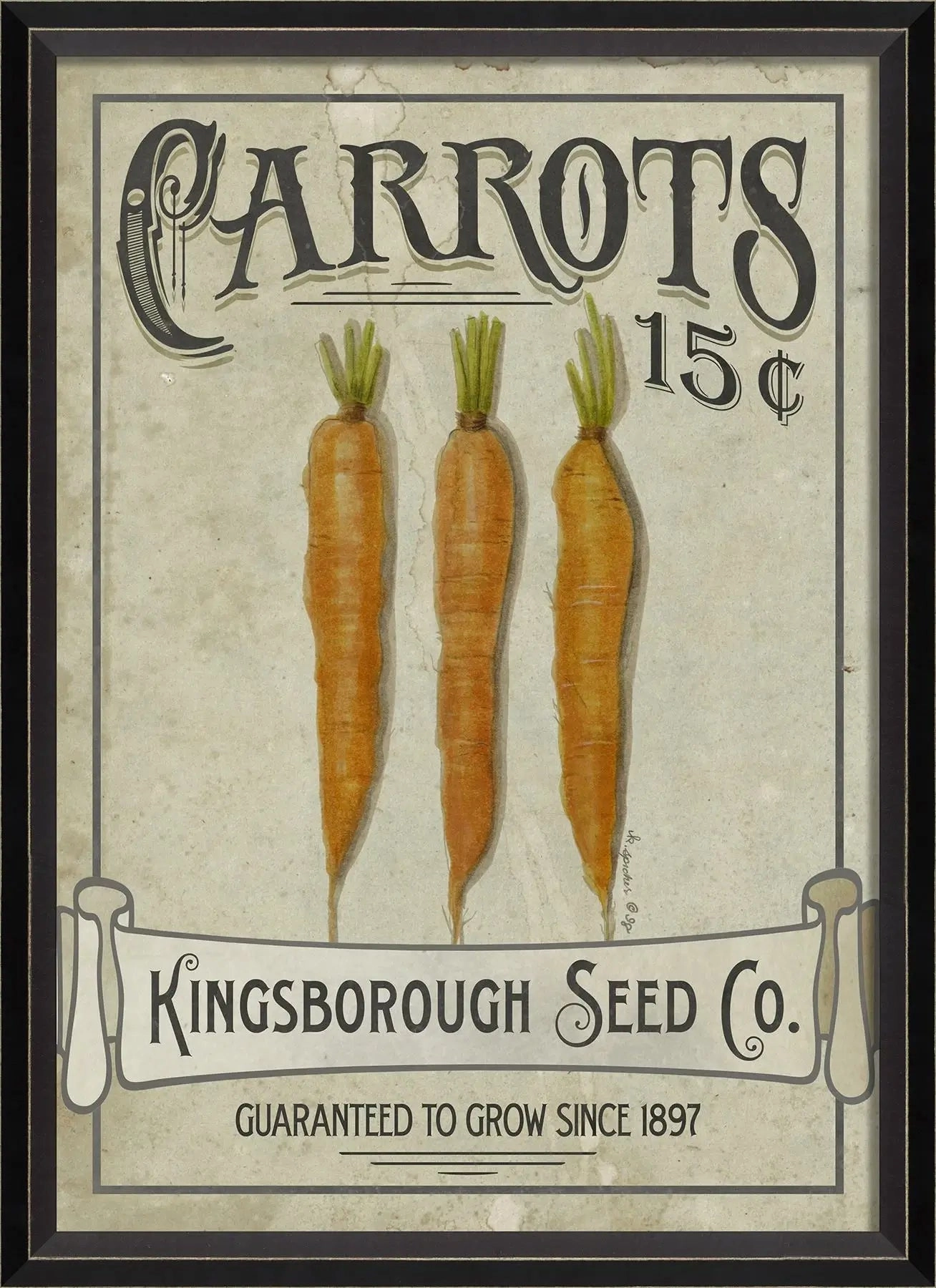 Farmers Market Vegetable Framed Art Print