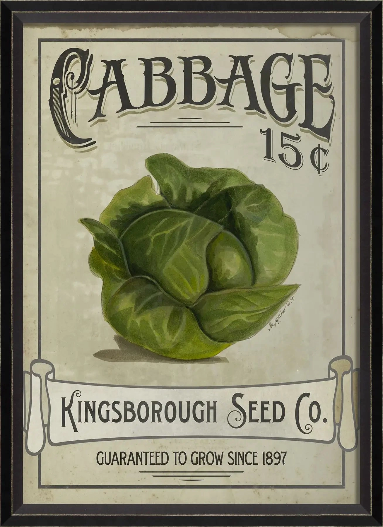 Farmers Market Vegetable Framed Art Print