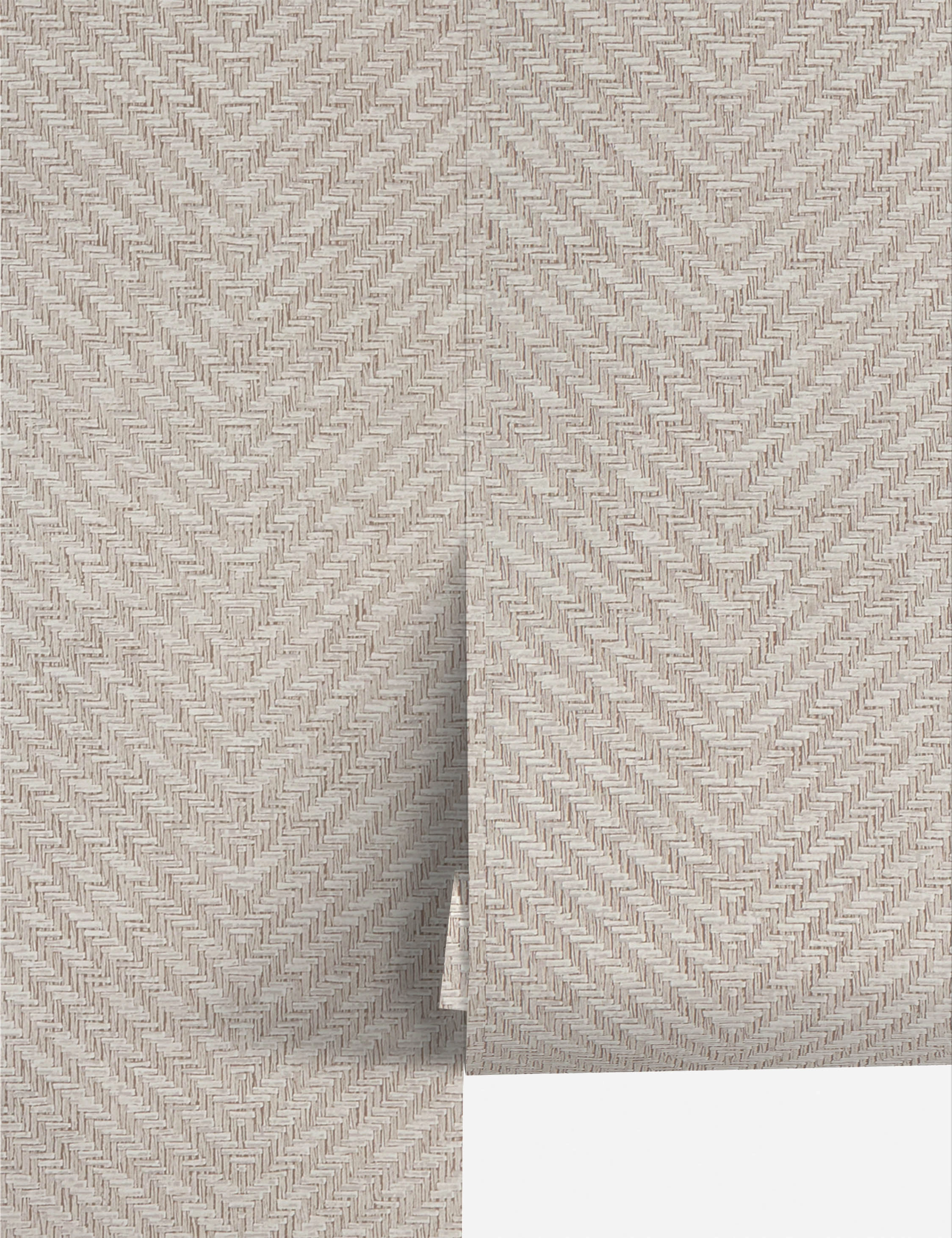 Faux Grasscloth Parquet Textured Peel and Stick Wallpaper by Jeremiah Brent
