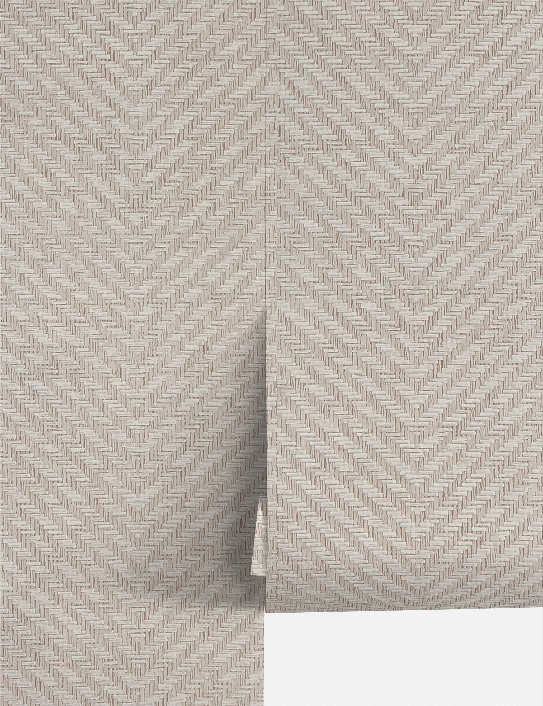 Faux Grasscloth Parquet Textured Peel and Stick Wallpaper by Jeremiah Brent
