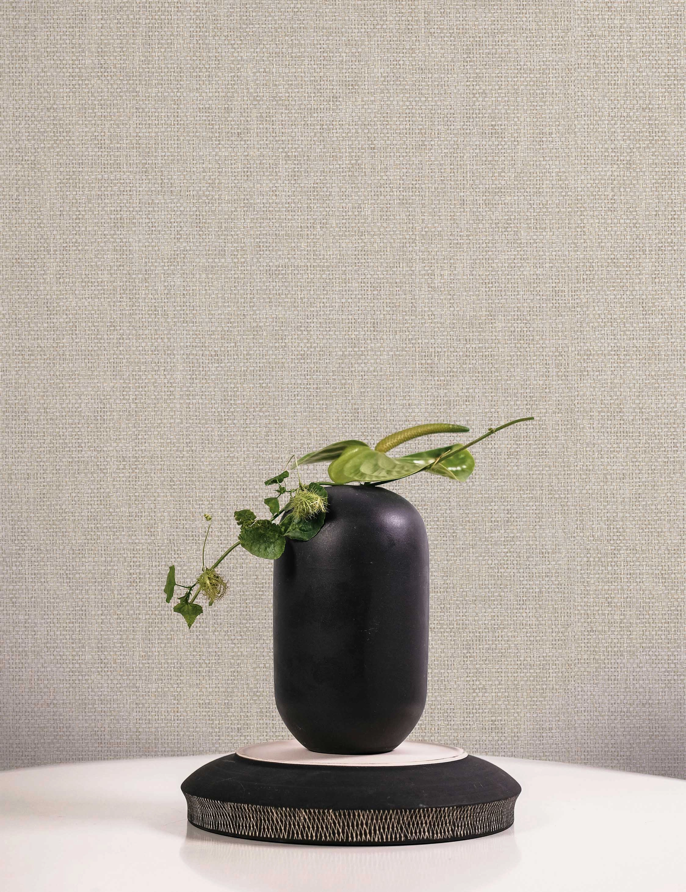 Faux Grasscloth Primitivo Textured Peel and Stick Wallpaper by Jeremiah Brent