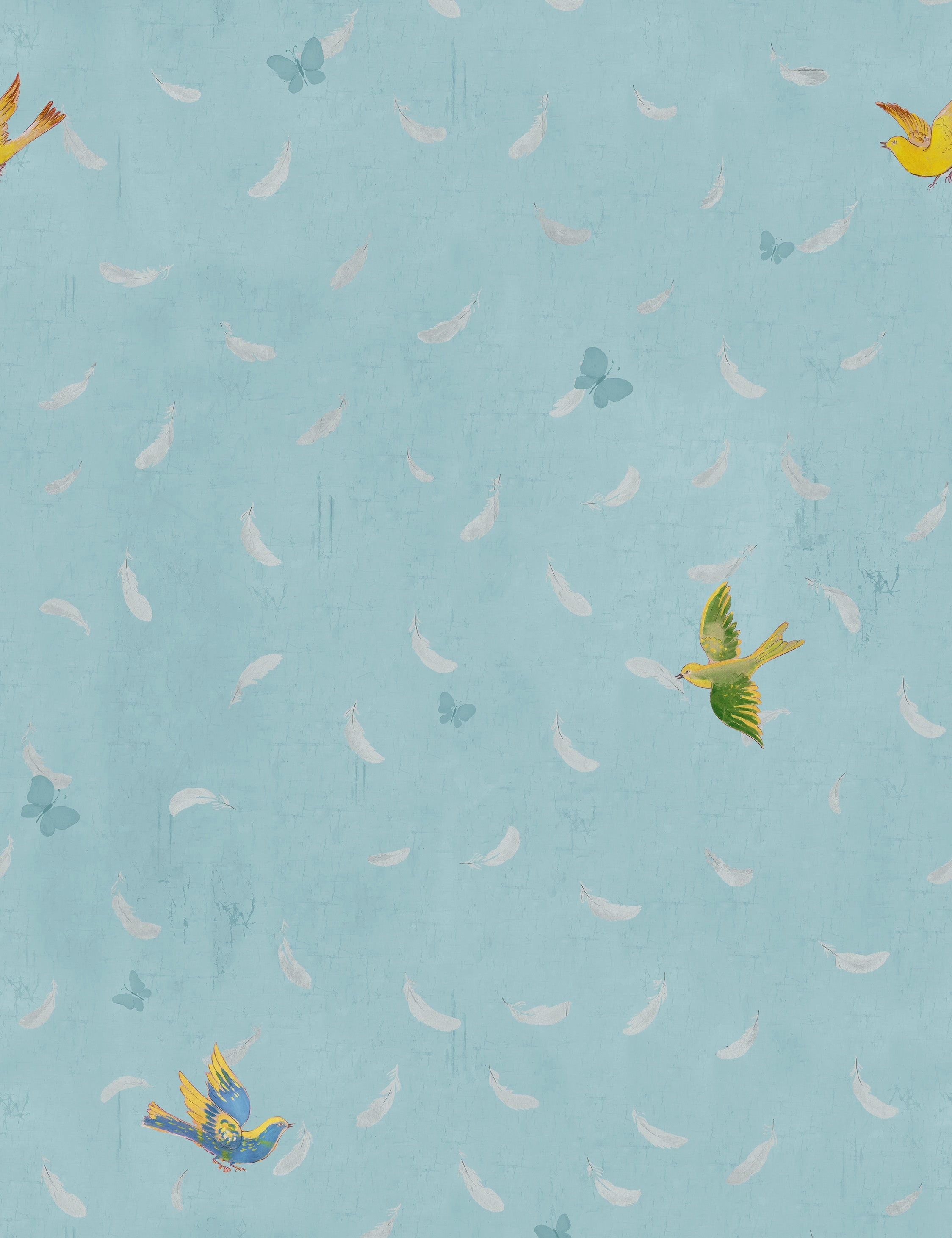 Feathers Wallpaper by Paule Marrot