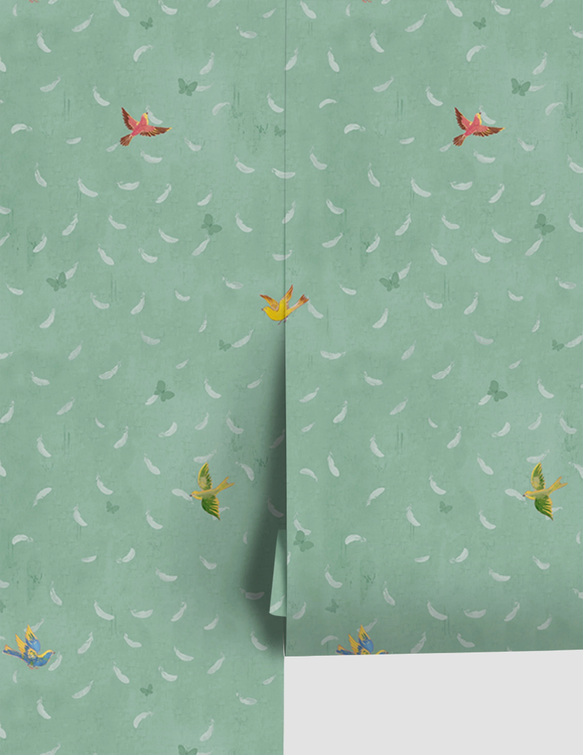 Feathers Wallpaper by Paule Marrot