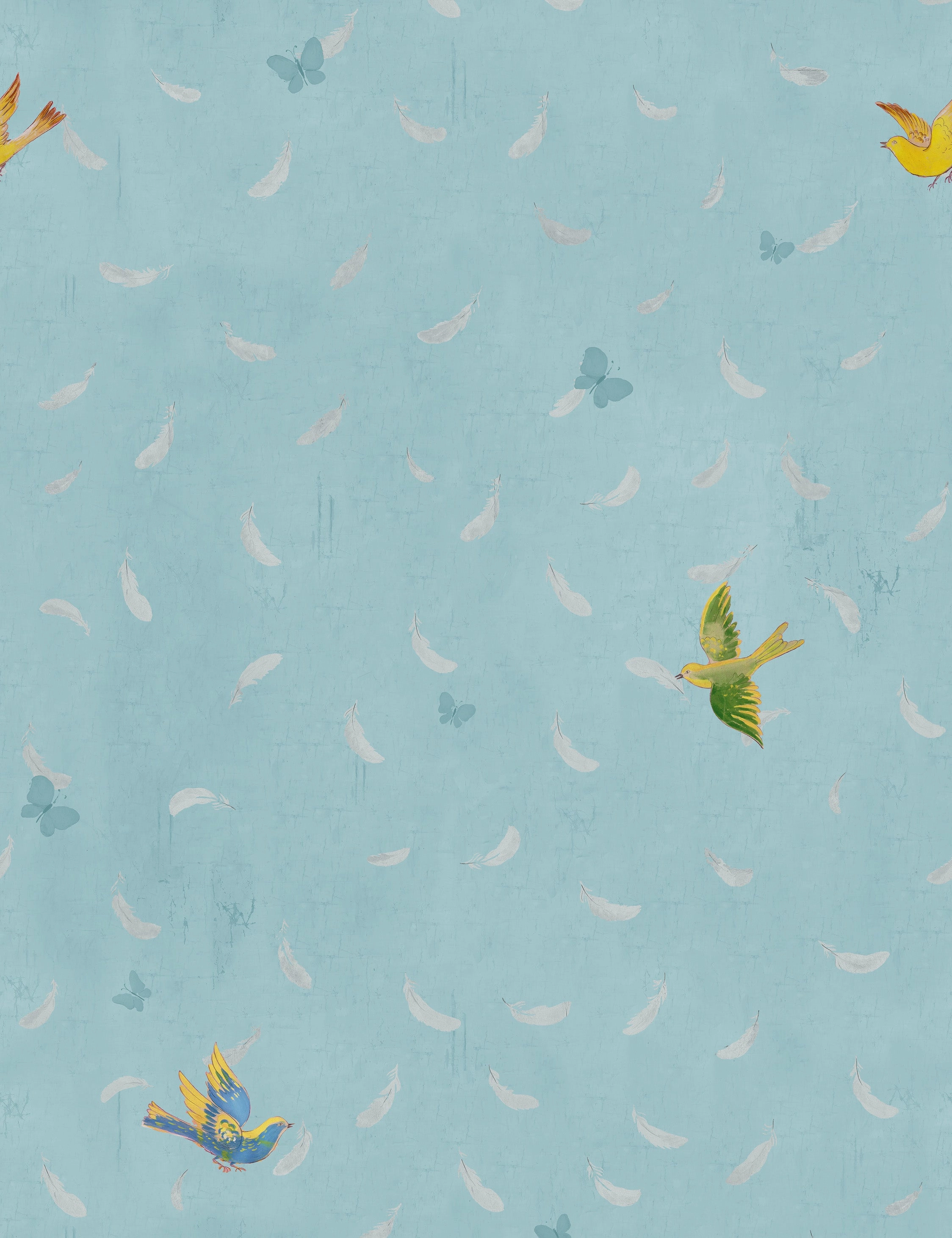 Feathers Wallpaper by Paule Marrot