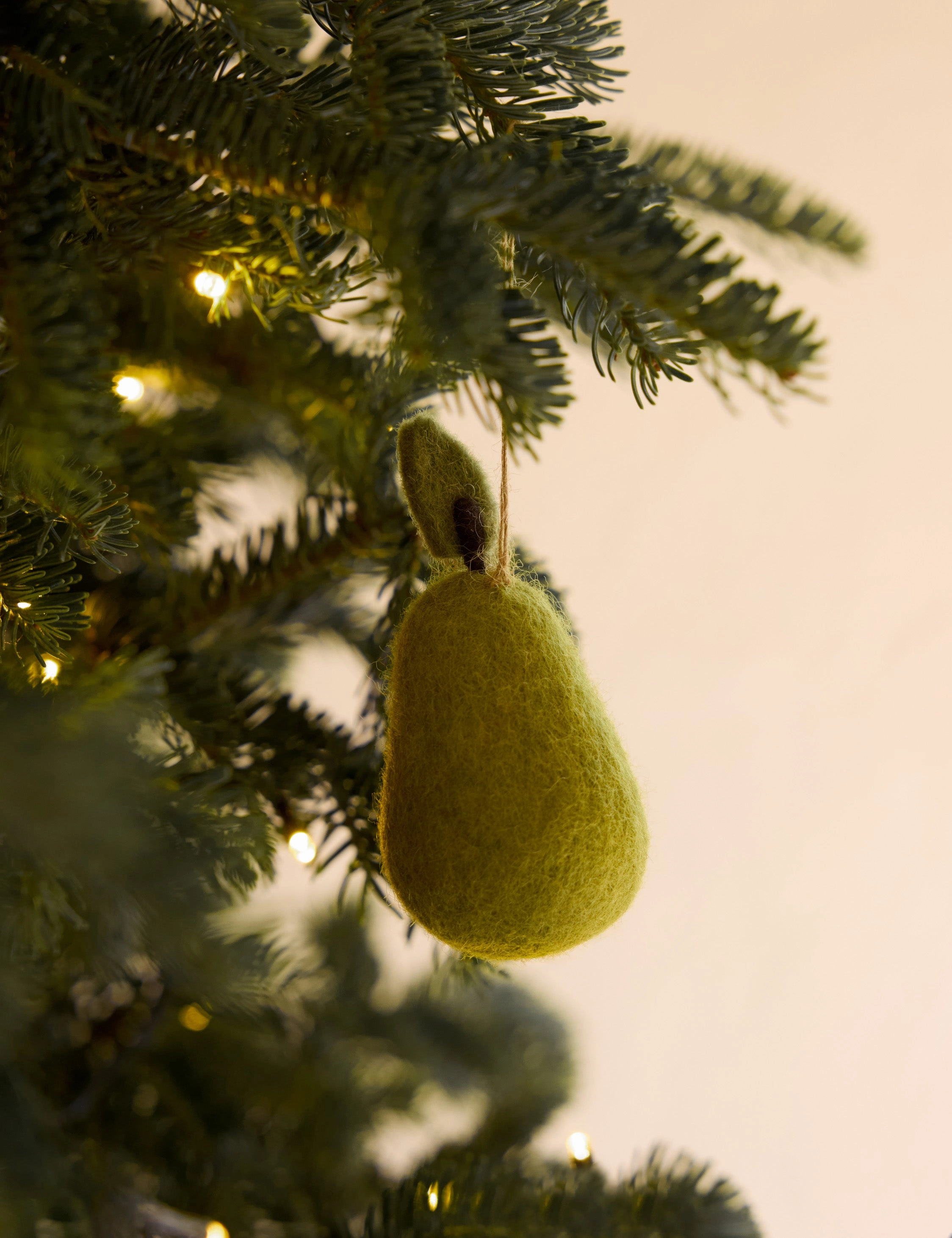 Felt Fruit Ornaments (Set of 4) by Sarah Sherman Samuel