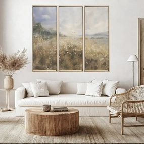 Field Of Flowers Framed Art Set 