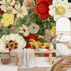 Field Of Flowers Mural 