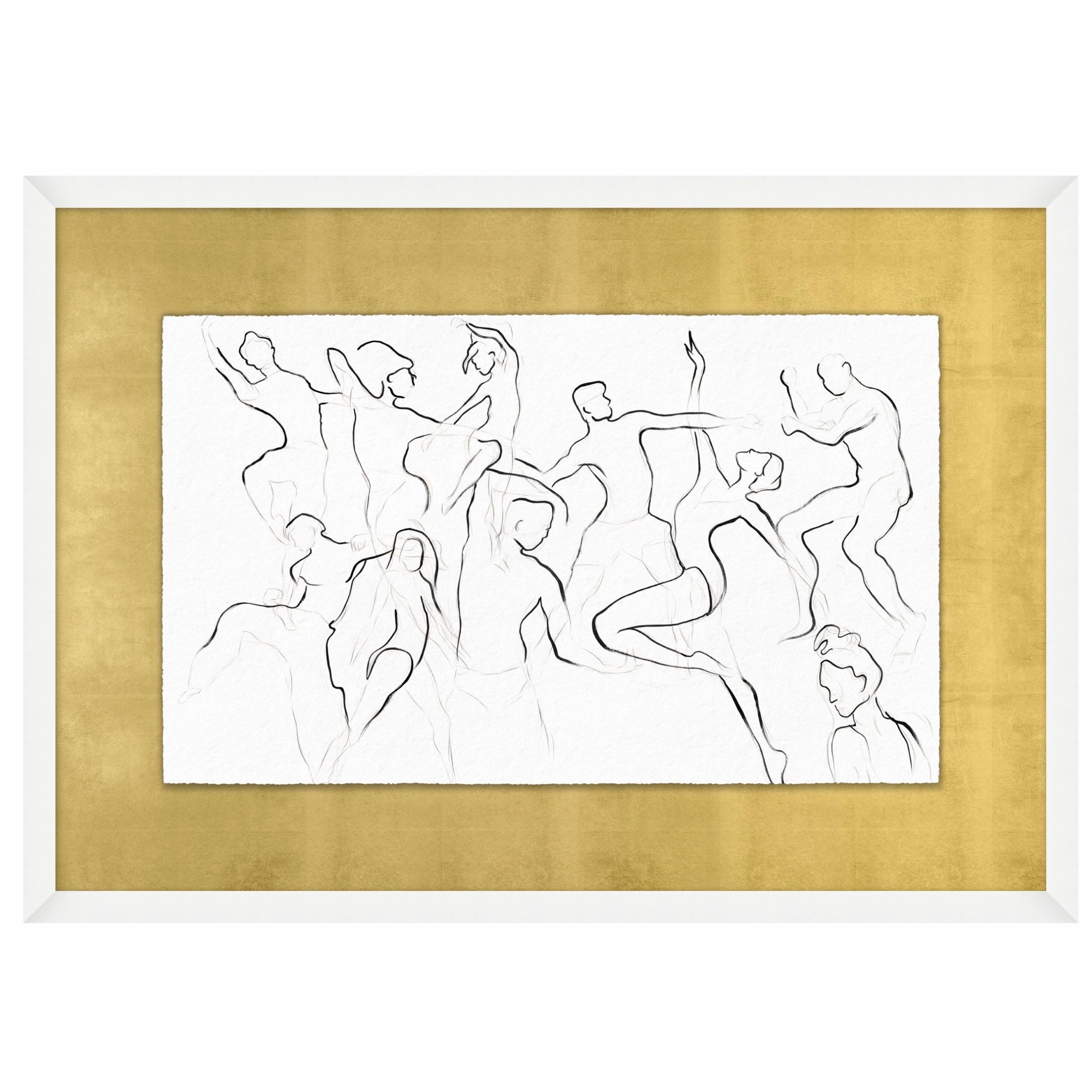 Figure Party 1 Framed Wall Art 