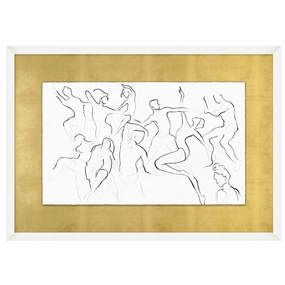 Figure Party 1 Framed Wall Art 