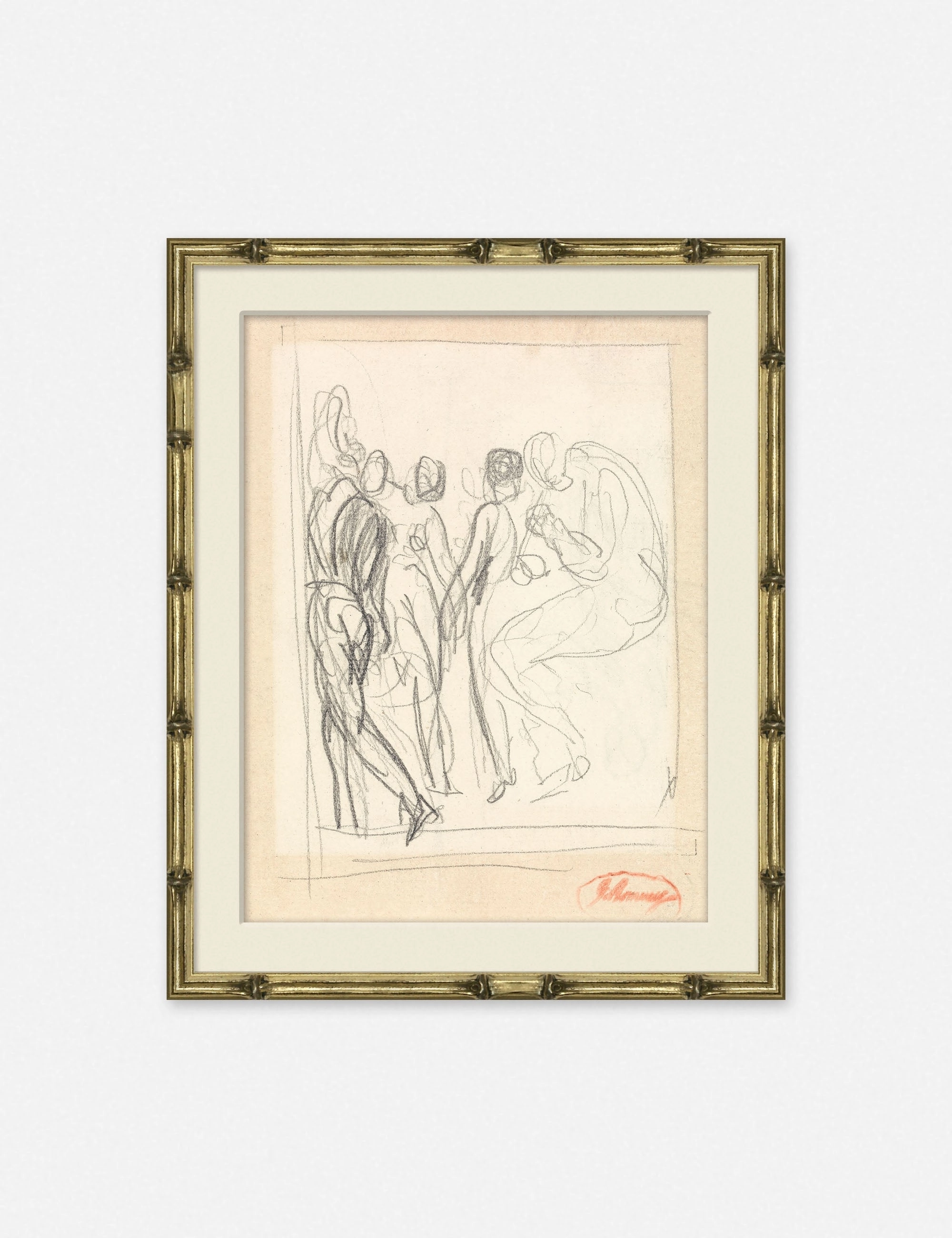 Figure Sketch Print 