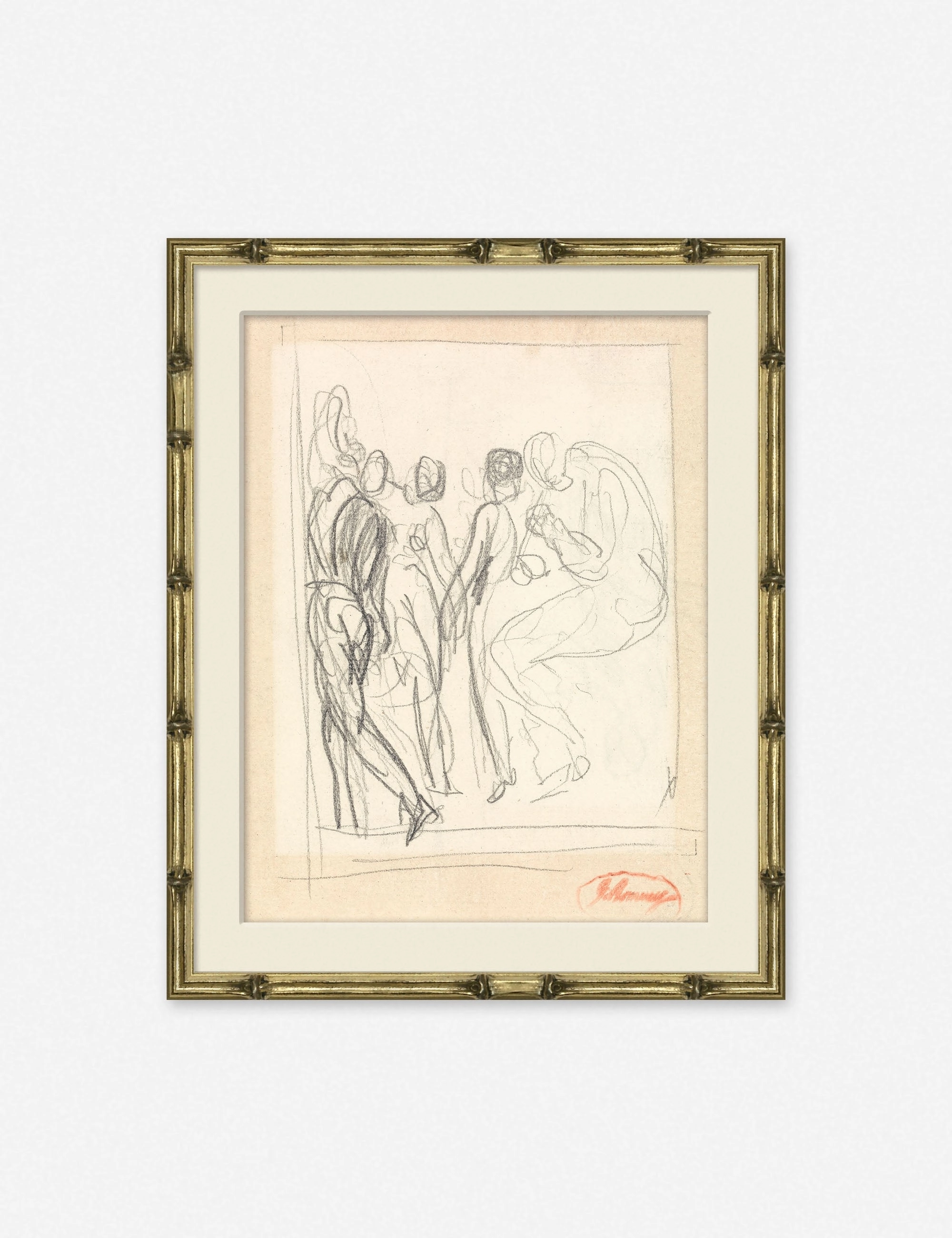 Figure Sketch Print 