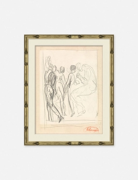 Figure Sketch Print 