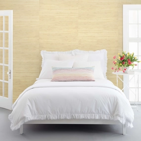 Fiji Cream Grasscloth Wallpaper 