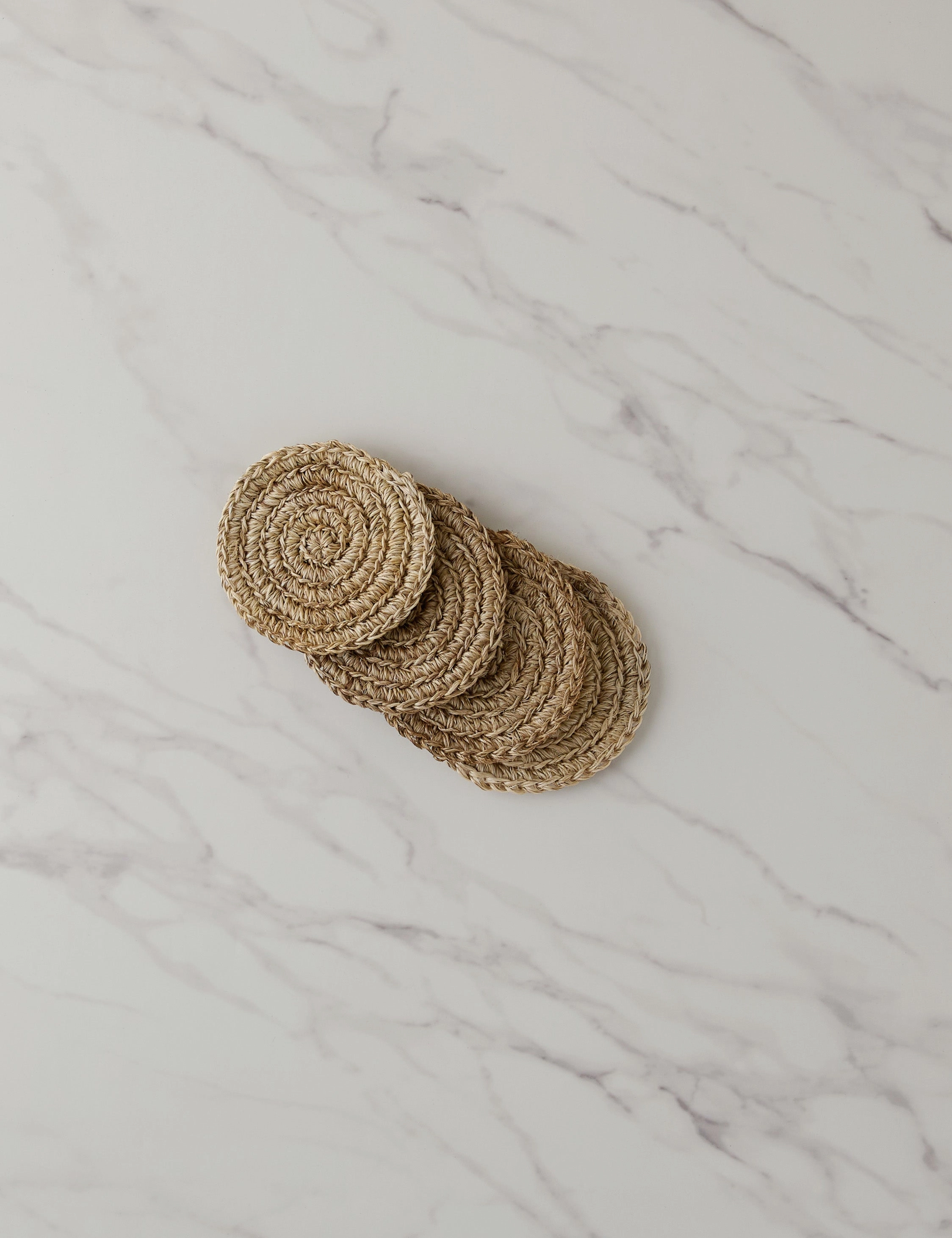 Fique Spiral Coasters (Set of 4) by Tallo de Olivo