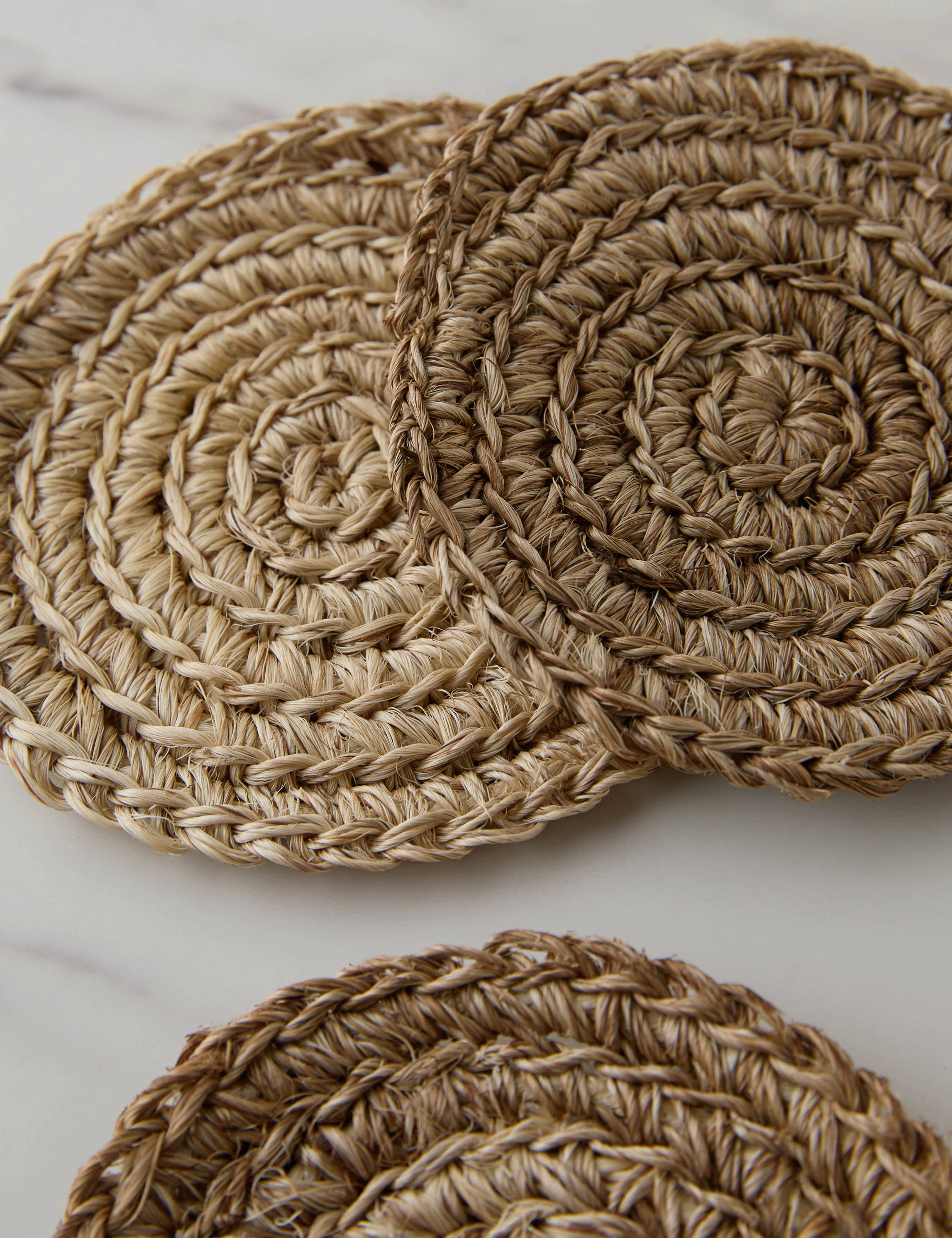 Fique Spiral Coasters (Set of 4) by Tallo de Olivo