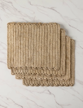 Fique Woven Placemat (Set of 4) by Tallo de Olivo 