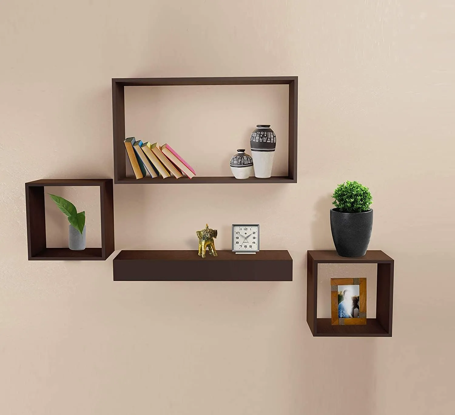 Floating Wall Shelf Wall Mounted Bookcase 
