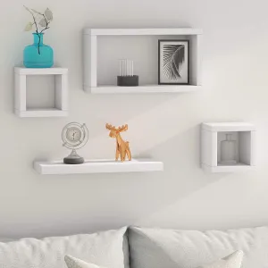 Floating Wall Shelf Wall Mounted Bookcase 