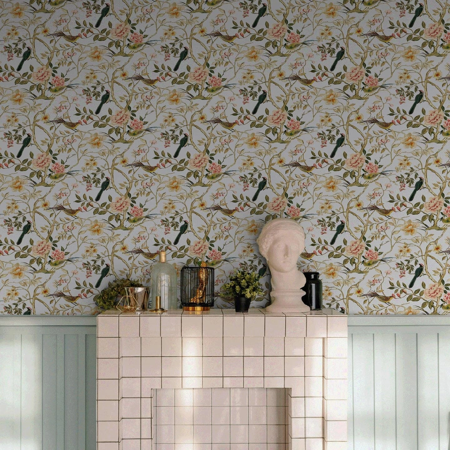 Flora Bird Wallpaper 