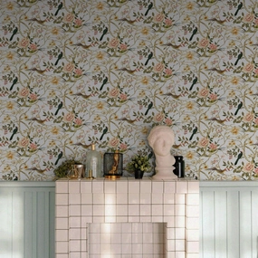 Flora Bird Wallpaper 