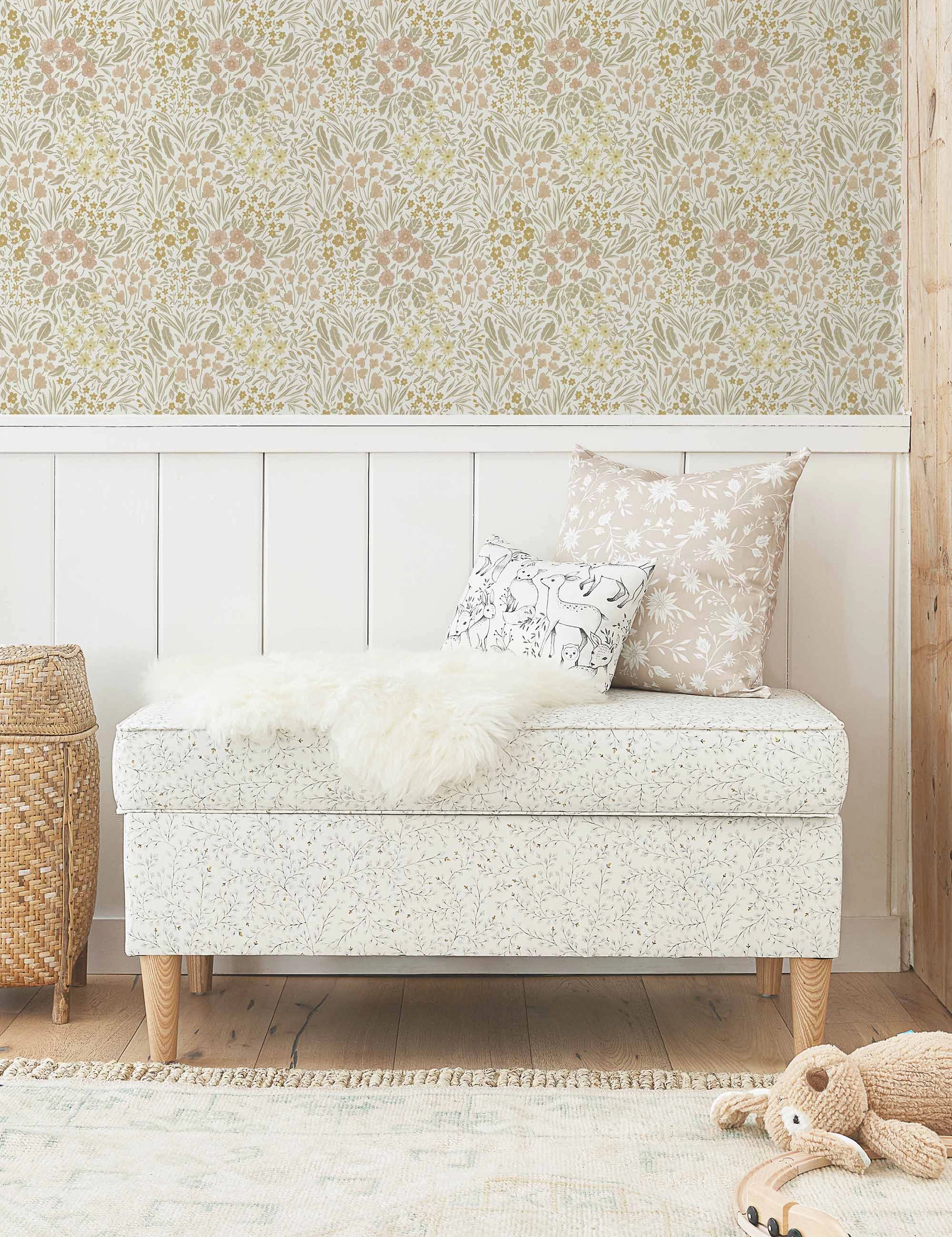 Floral Field Wallpaper by Rylee   Cru