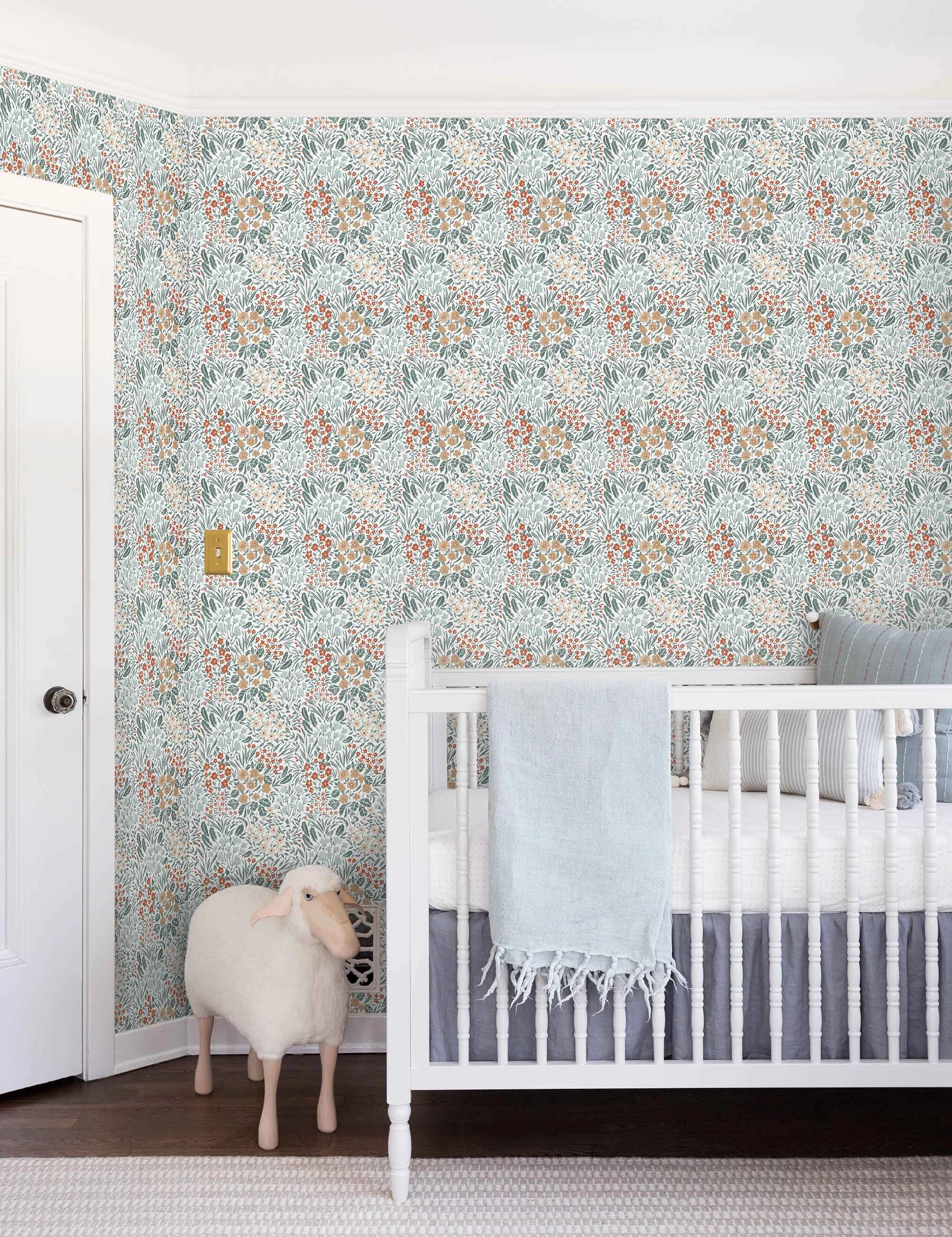 Floral Field Wallpaper by Rylee   Cru
