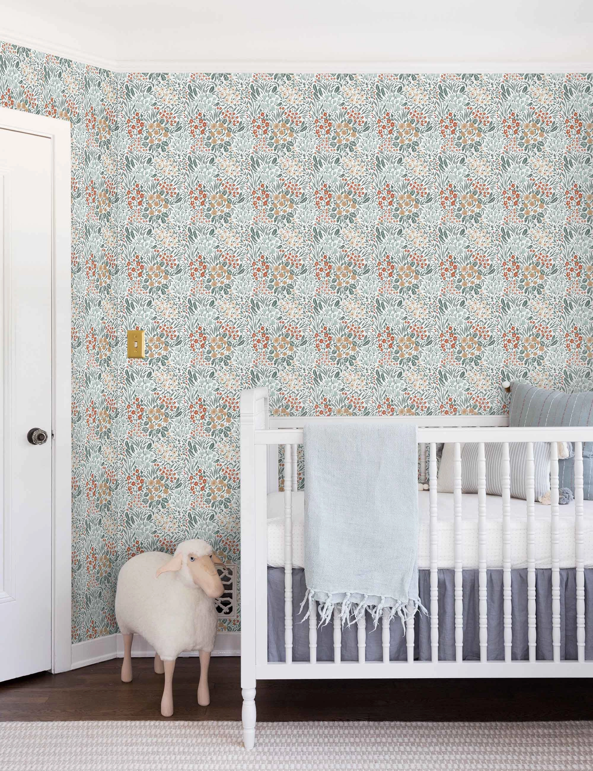 Floral Field Wallpaper by Rylee   Cru