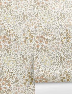 Floral Field Wallpaper by Rylee   Cru 