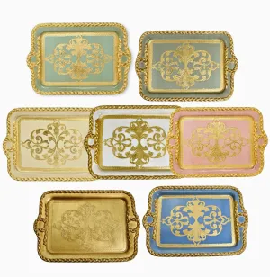 Florentine Carved Wood Tray 