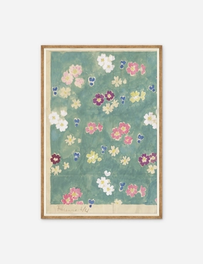 Flower Field Diptych Print by Paule Marrot 