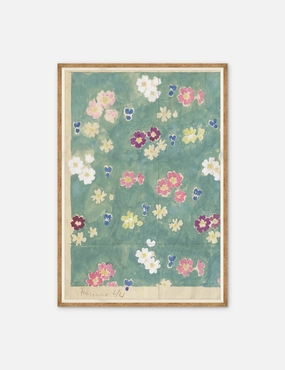 Flower Field Diptych Print by Paule Marrot 
