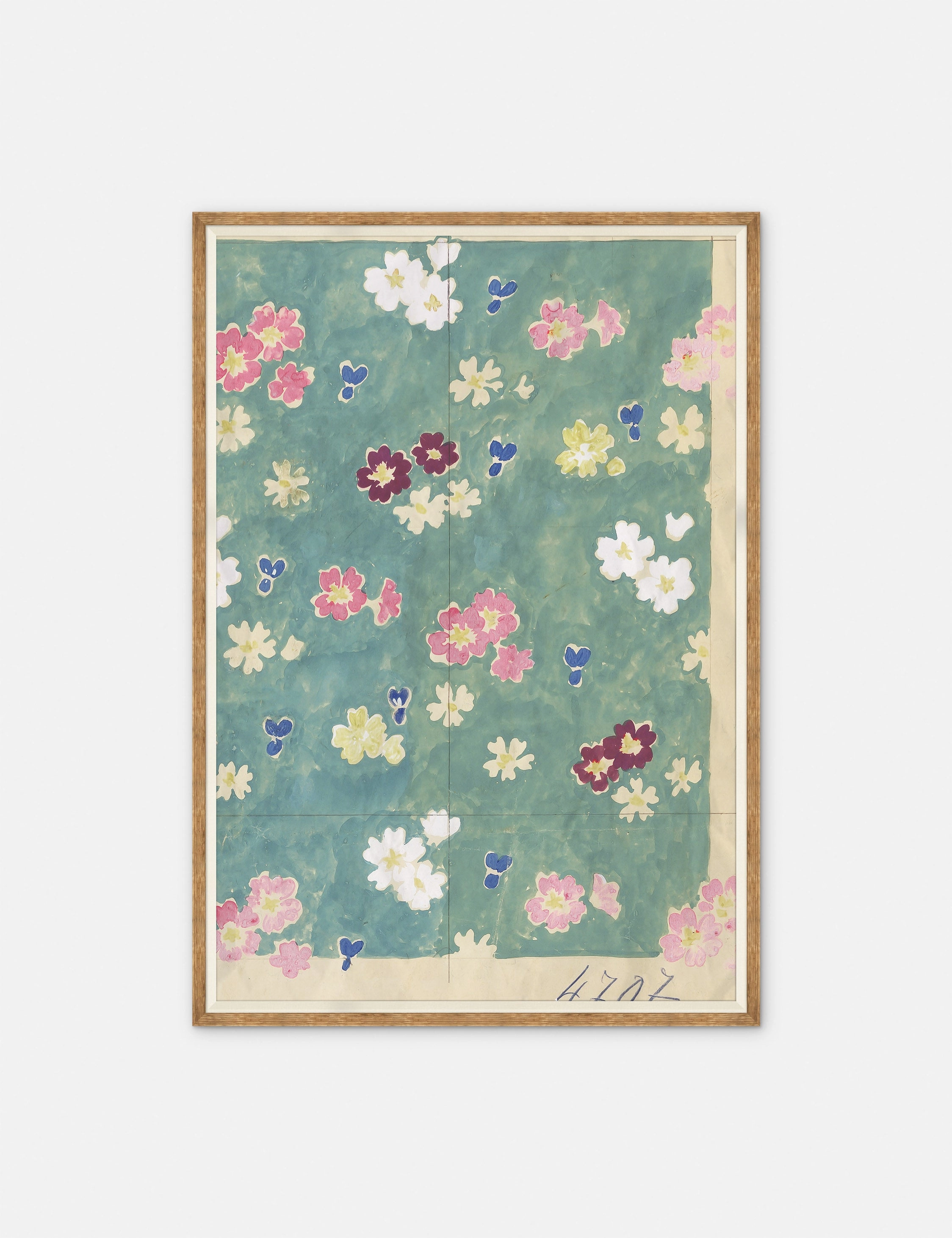 Flower Field Diptych Print by Paule Marrot