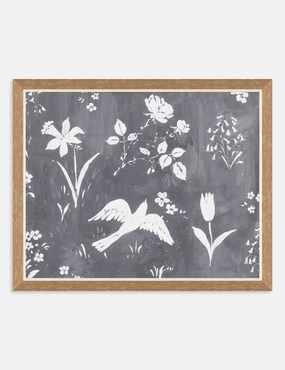 Flower Garden Print by Paule Marrot 