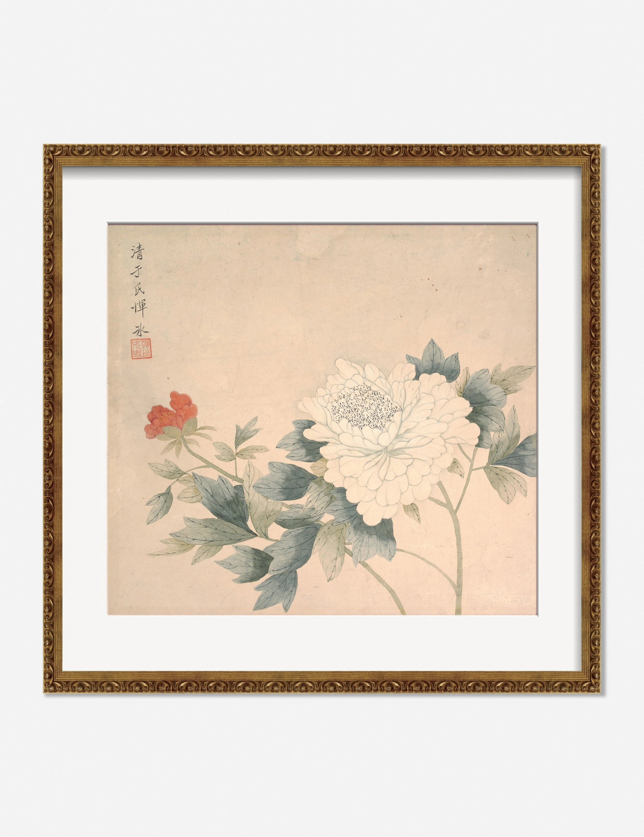 Flower Study 2 Print by Yun Bing
