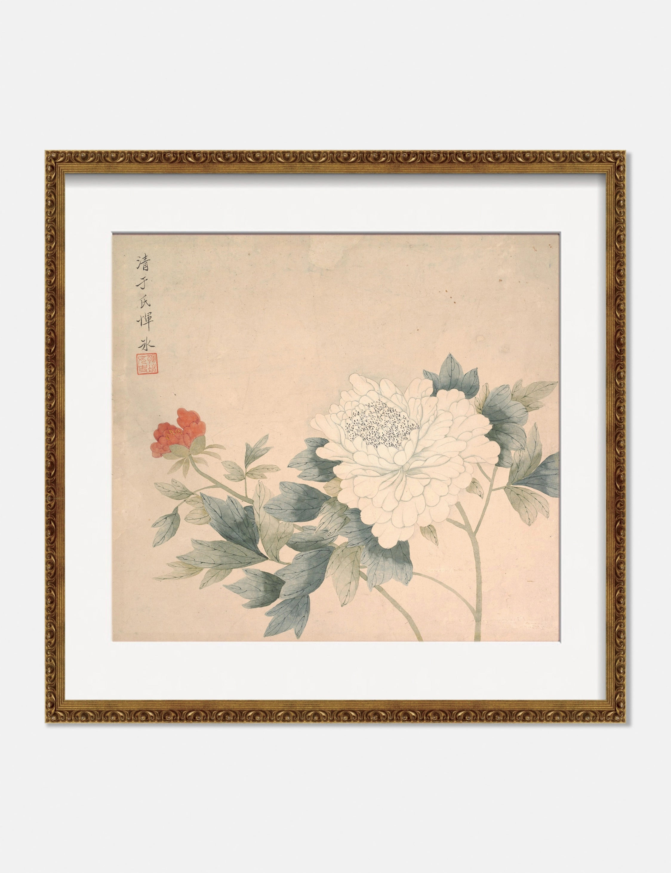Flower Study 2 Print by Yun Bing