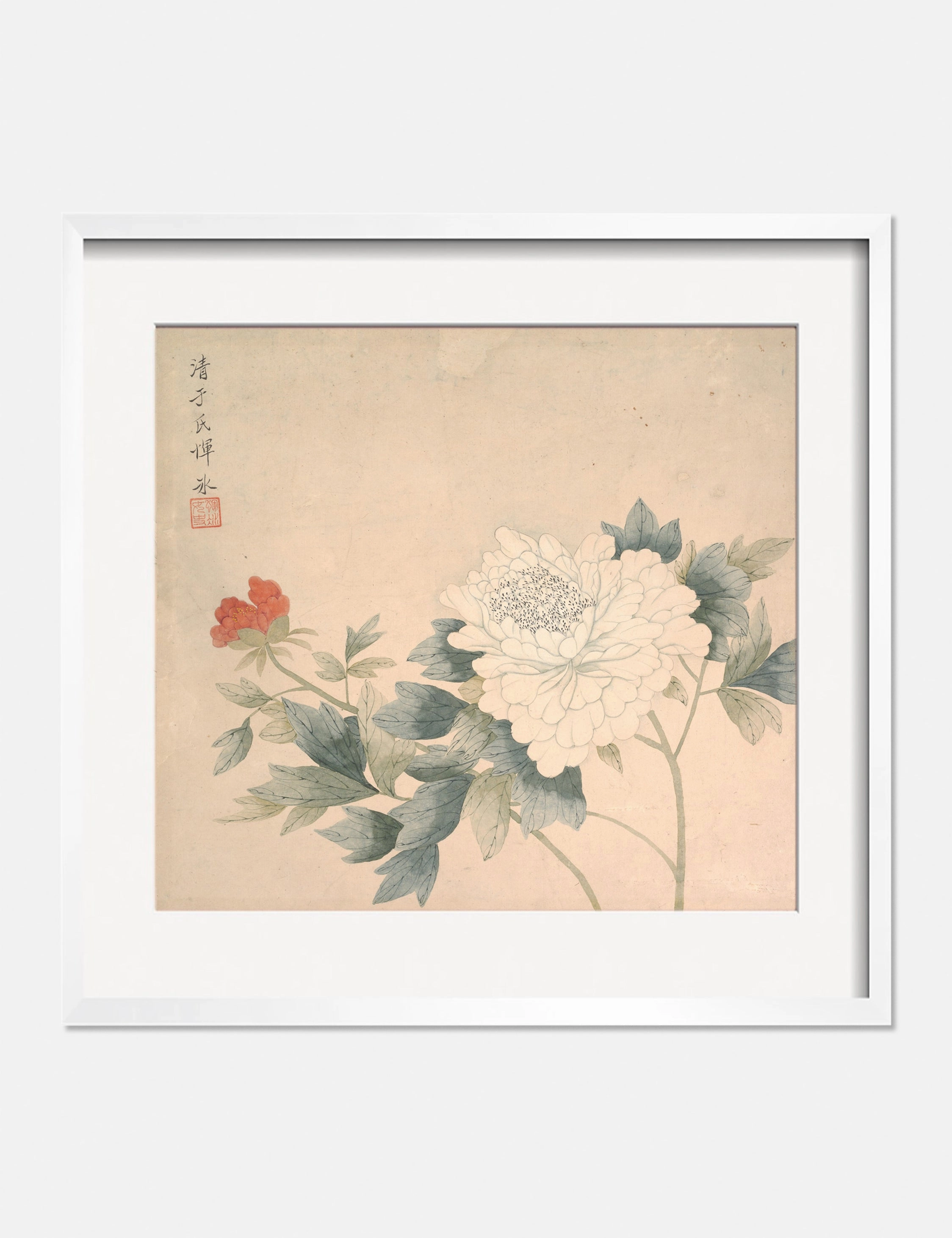 Flower Study 2 Print by Yun Bing