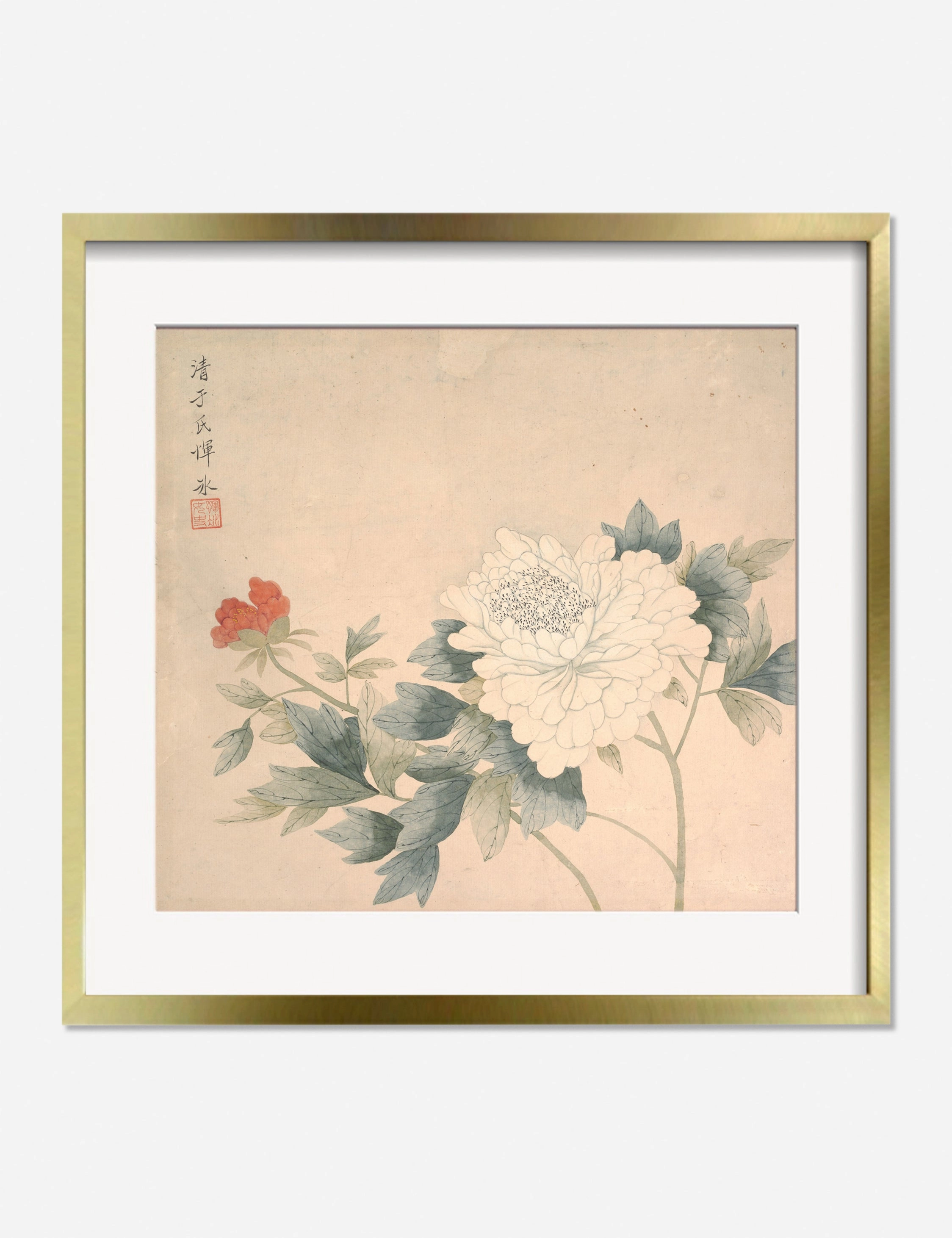 Flower Study 2 Print by Yun Bing