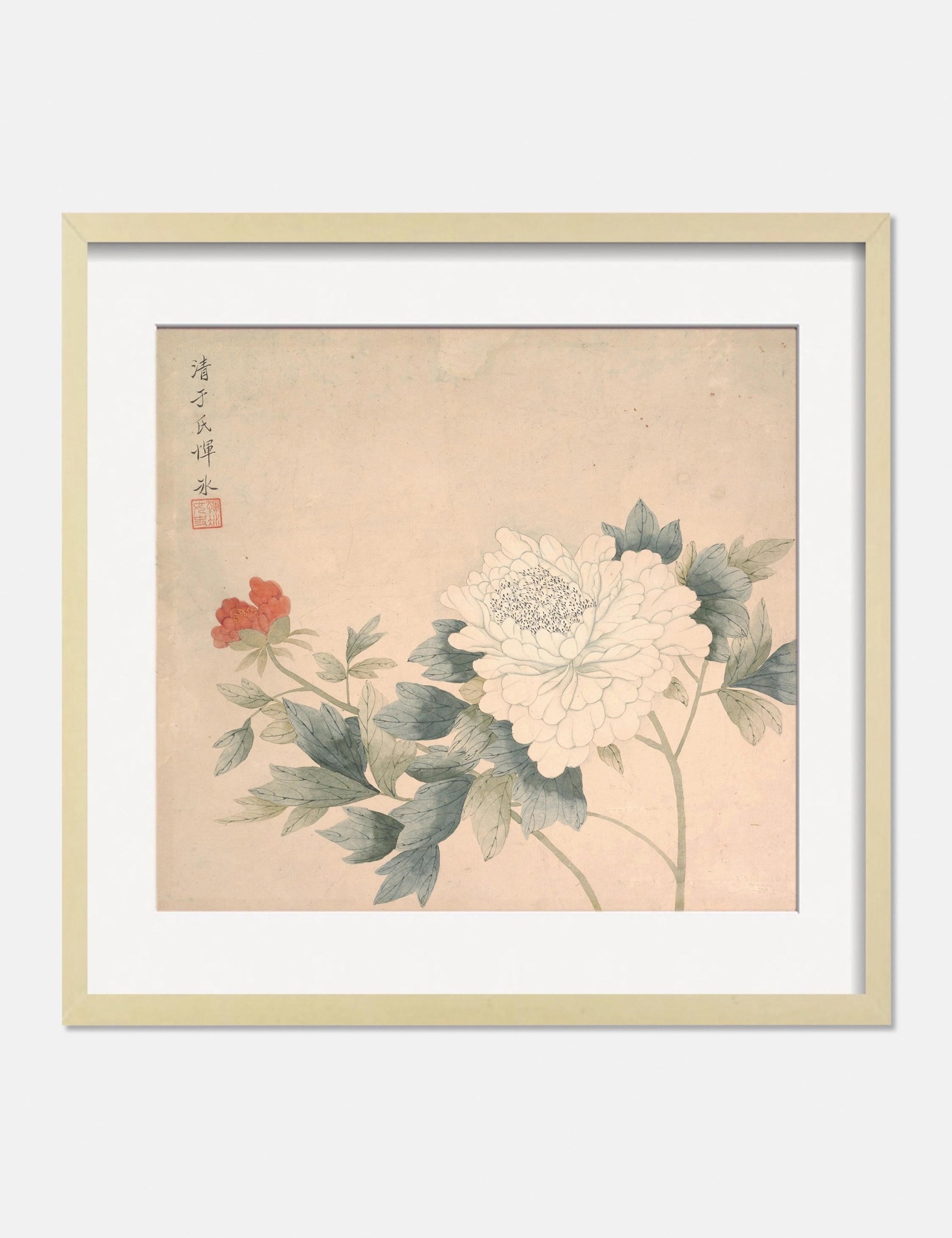Flower Study 2 Print by Yun Bing