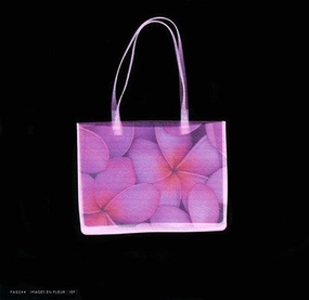 Flowered Purse in Square 