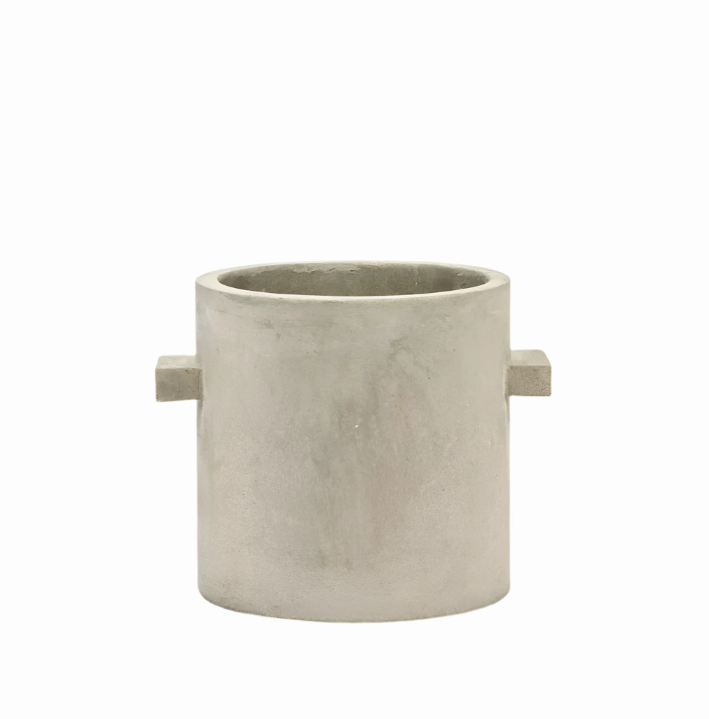 Flowerpot Concrete Round 