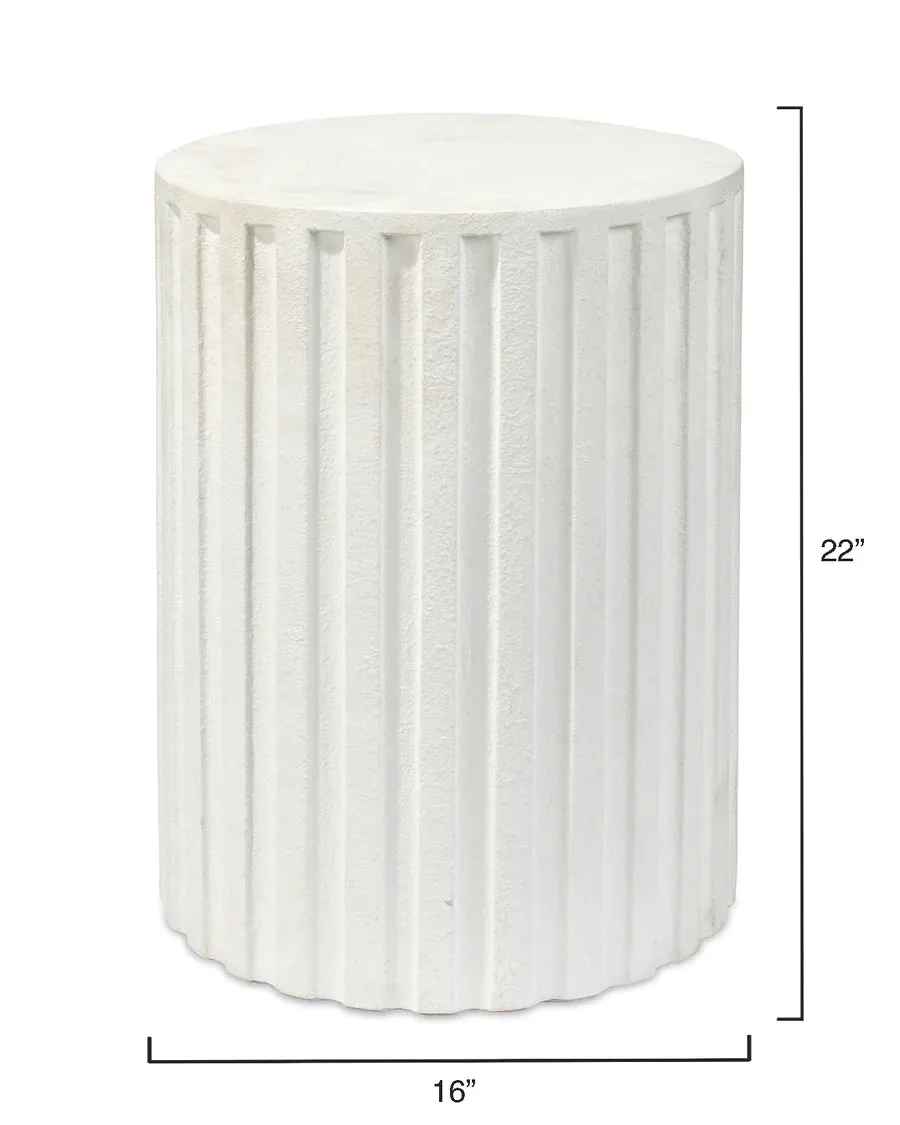 Fluted Side Table