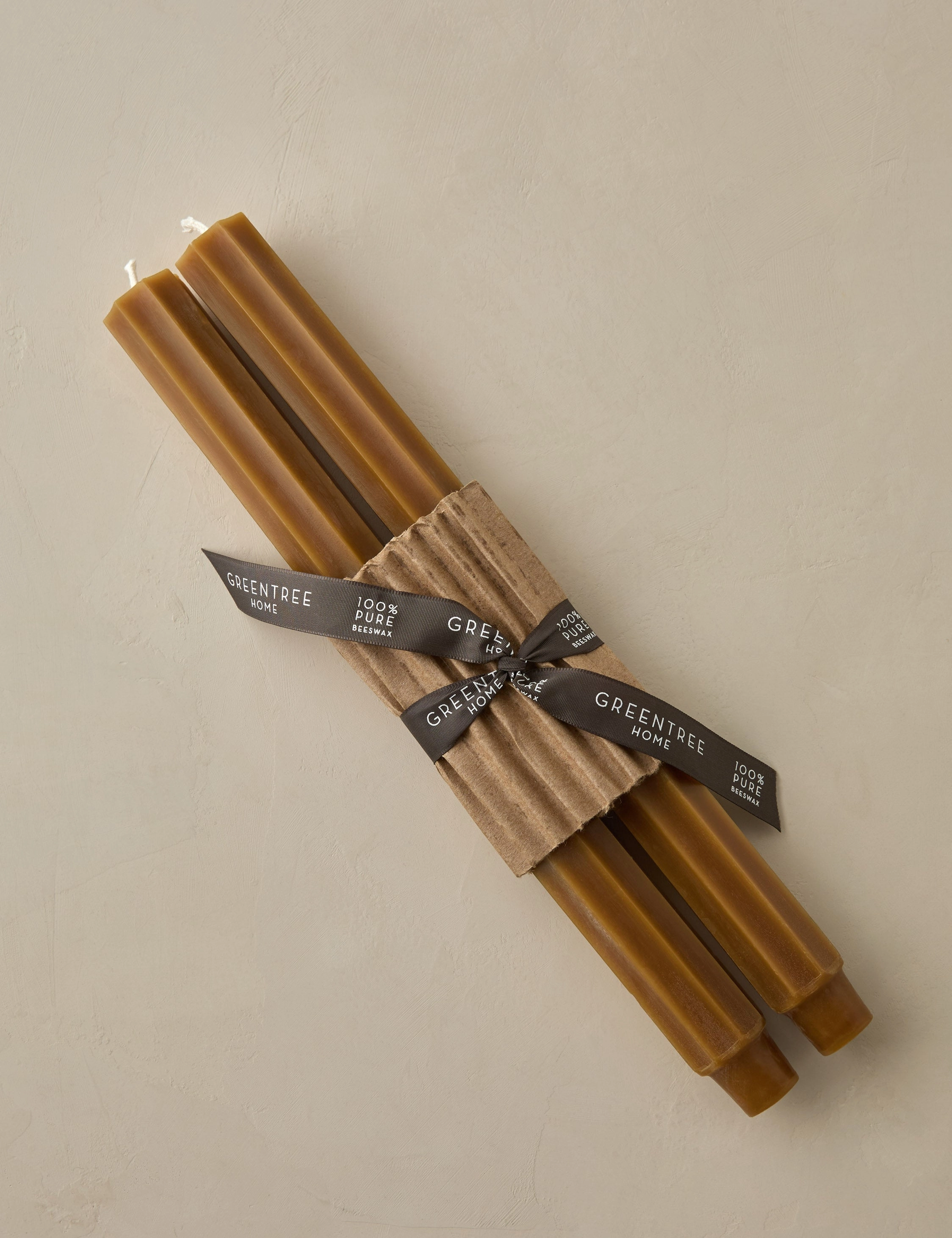 Fluted Church Taper (Set of 2) by Greentree Home