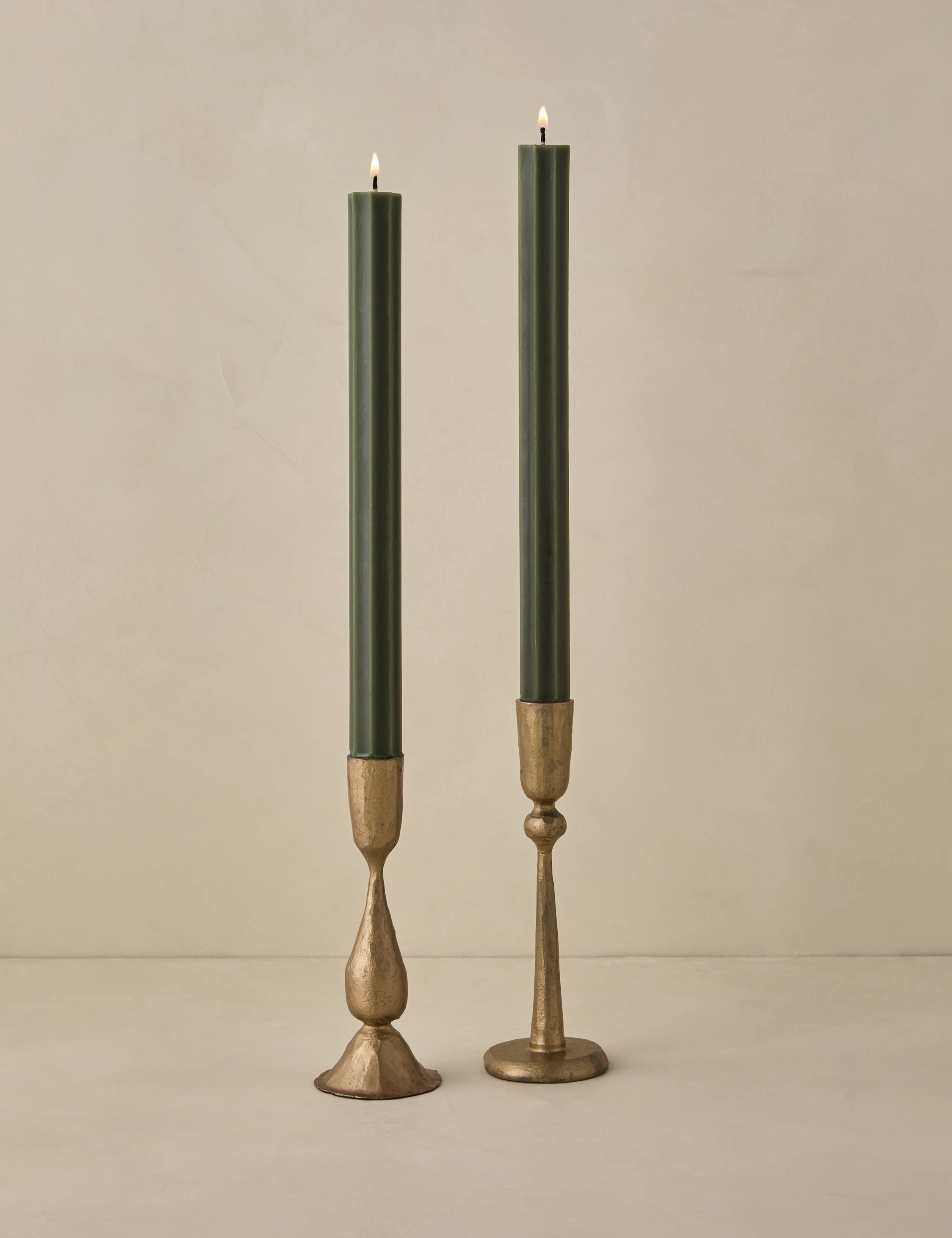 Fluted Church Taper (Set of 2) by Greentree Home